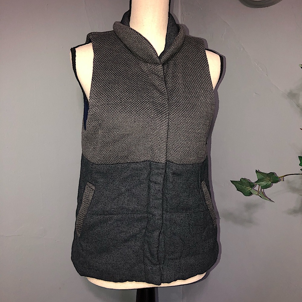 OTHERS FOLLOW | NAVY BLUE/GRAY | VEST | BUTTON DOWN